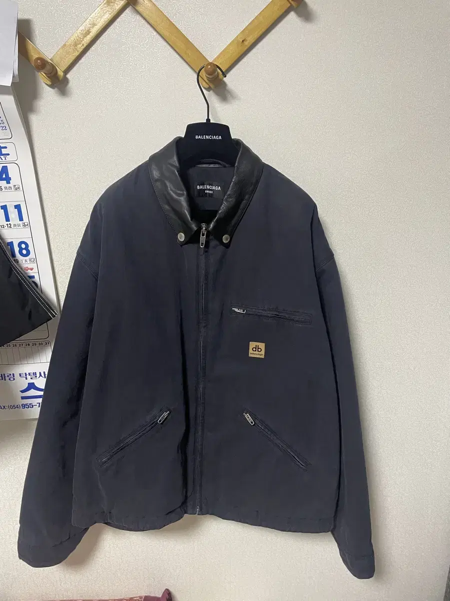 [50] Balenciaga Work Jacket Navy for sale