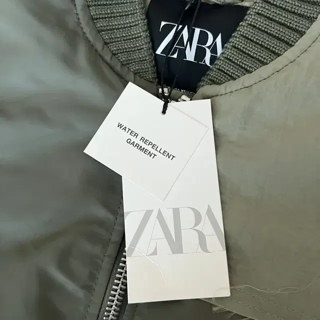 자라(ZARA)/패치워크봄버재킷/xs