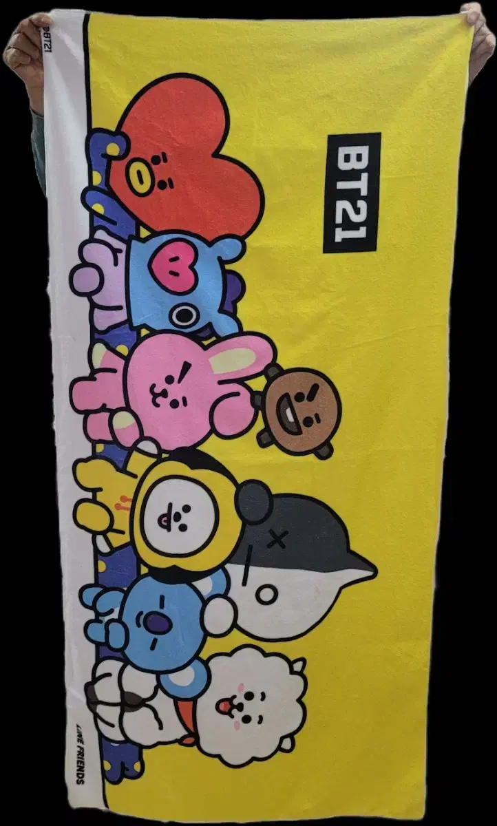 bt21 카카오프렌즈 대형타올 수건