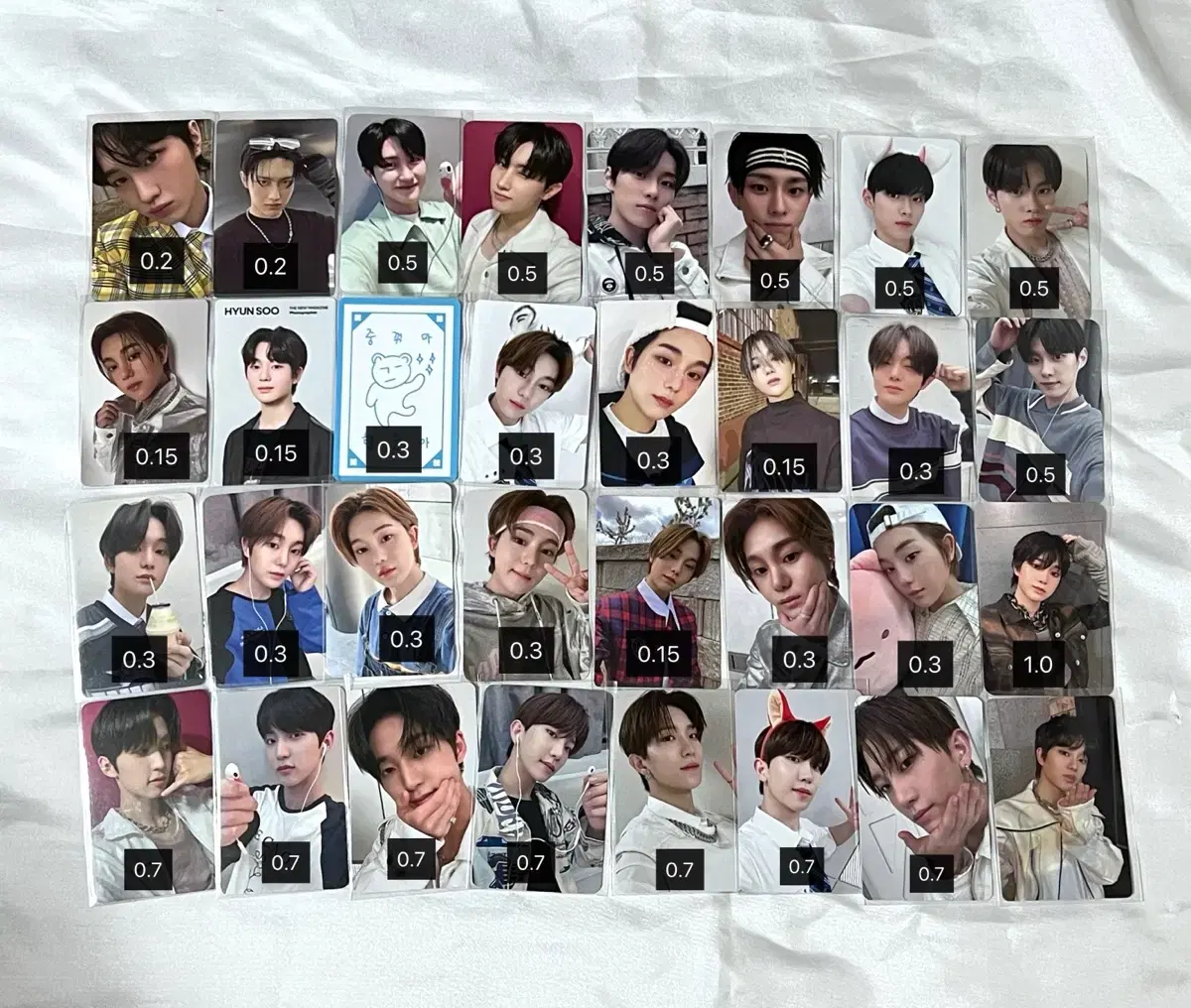 TNX TheNewSix Kikipo unreleased photocard Fuego broadcast photocard wts sells