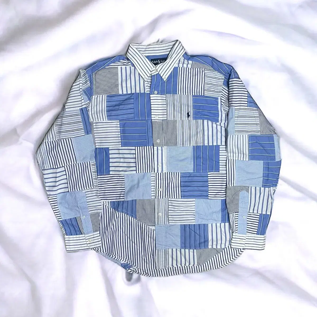 Polo Ralph Lauren BLUE PATCHWORK shirt