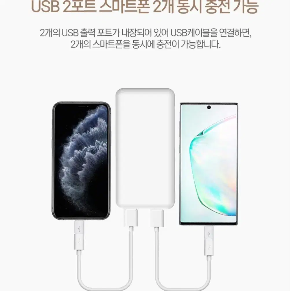 c타입/8핀 보조배터리10000mah