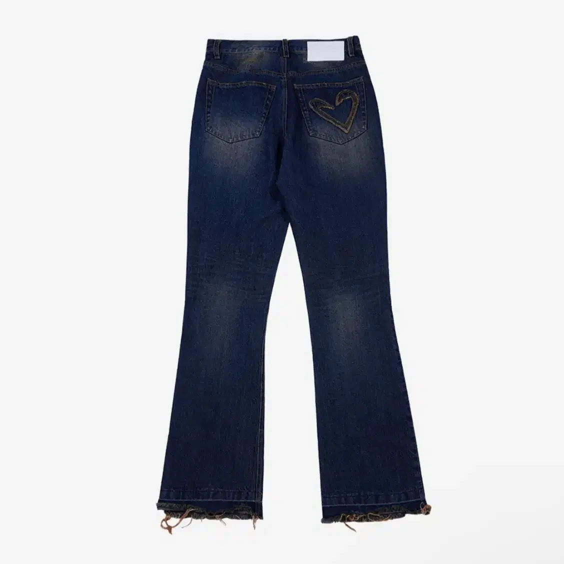 더뮤지엄비지터 Star Damaged Bootscut Denim Pant