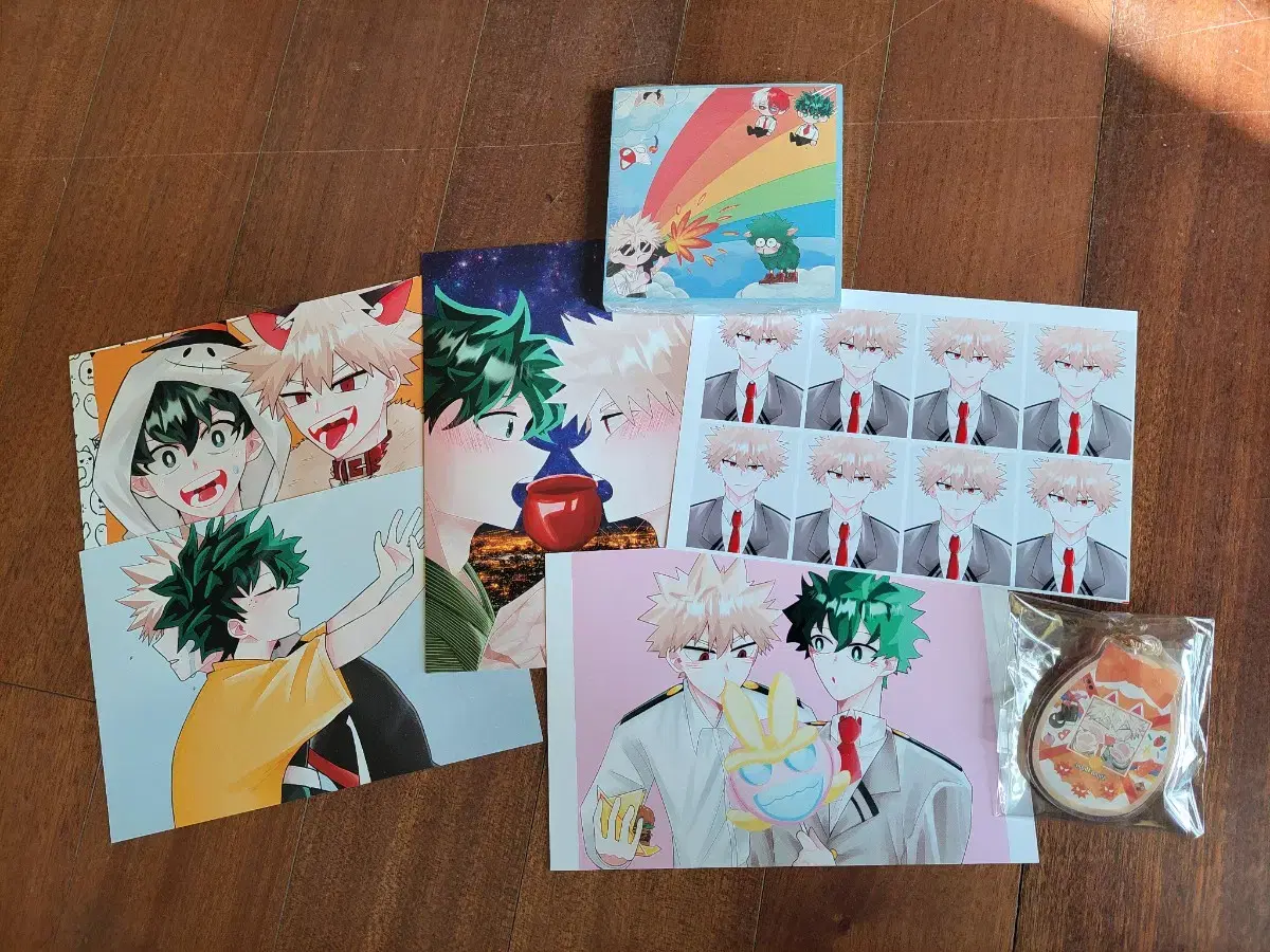 (Bulk,disposal)Hiroaka Dekukat postcard,Bakugo unofficial goods