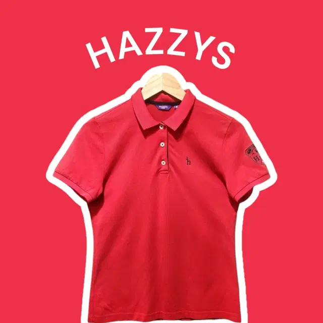 [95] HAZZYS 해지스골프 여성 반팔카라티