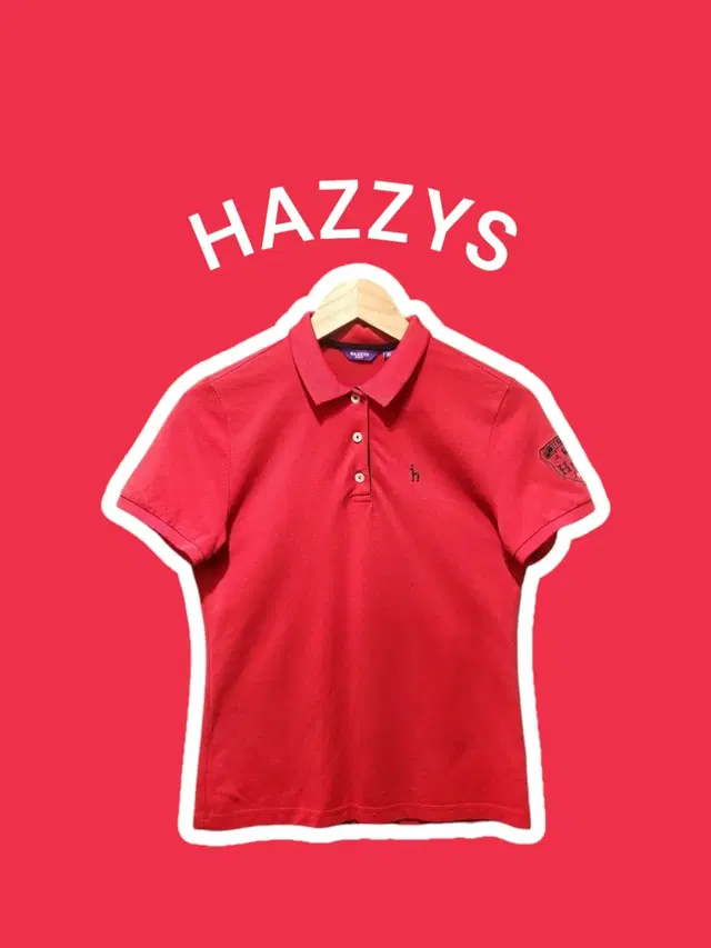 [95] HAZZYS 해지스골프 여성 반팔카라티