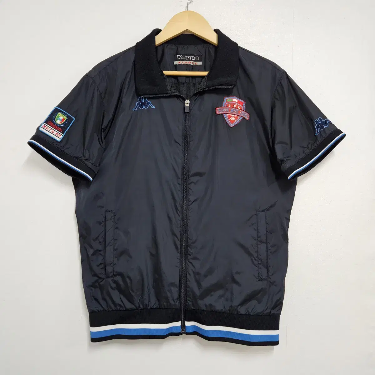 00s Kappa Racing Short Sleeve Windbreaker XL (100-105)