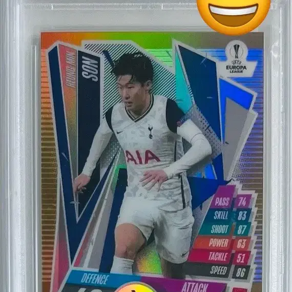 손흥민 2020 TOPPS CHROME MATCH ATTAX 골드 /50