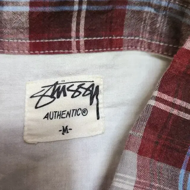 스투시 체크 셔츠 웨스턴 stussy