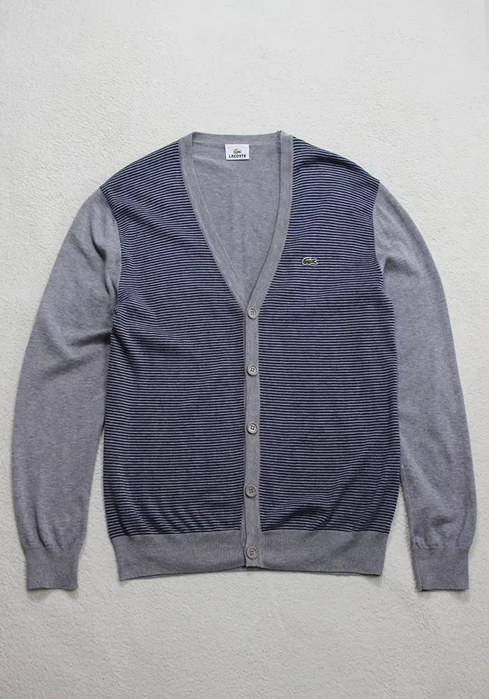 Lacoste Cotton Knit Cardigan