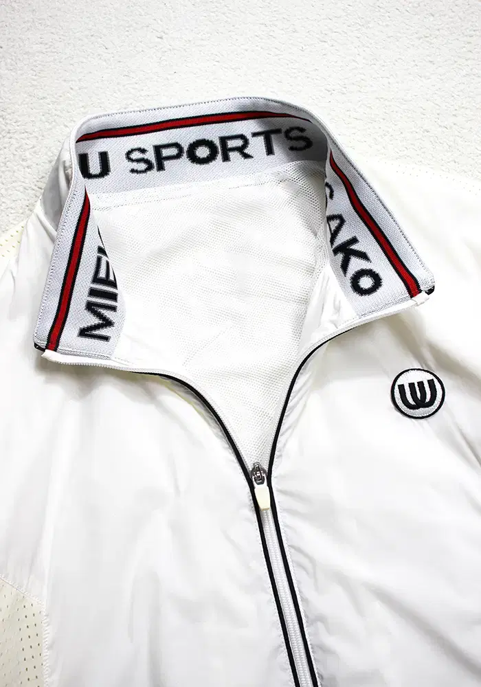 MU Golf White Windbreaker