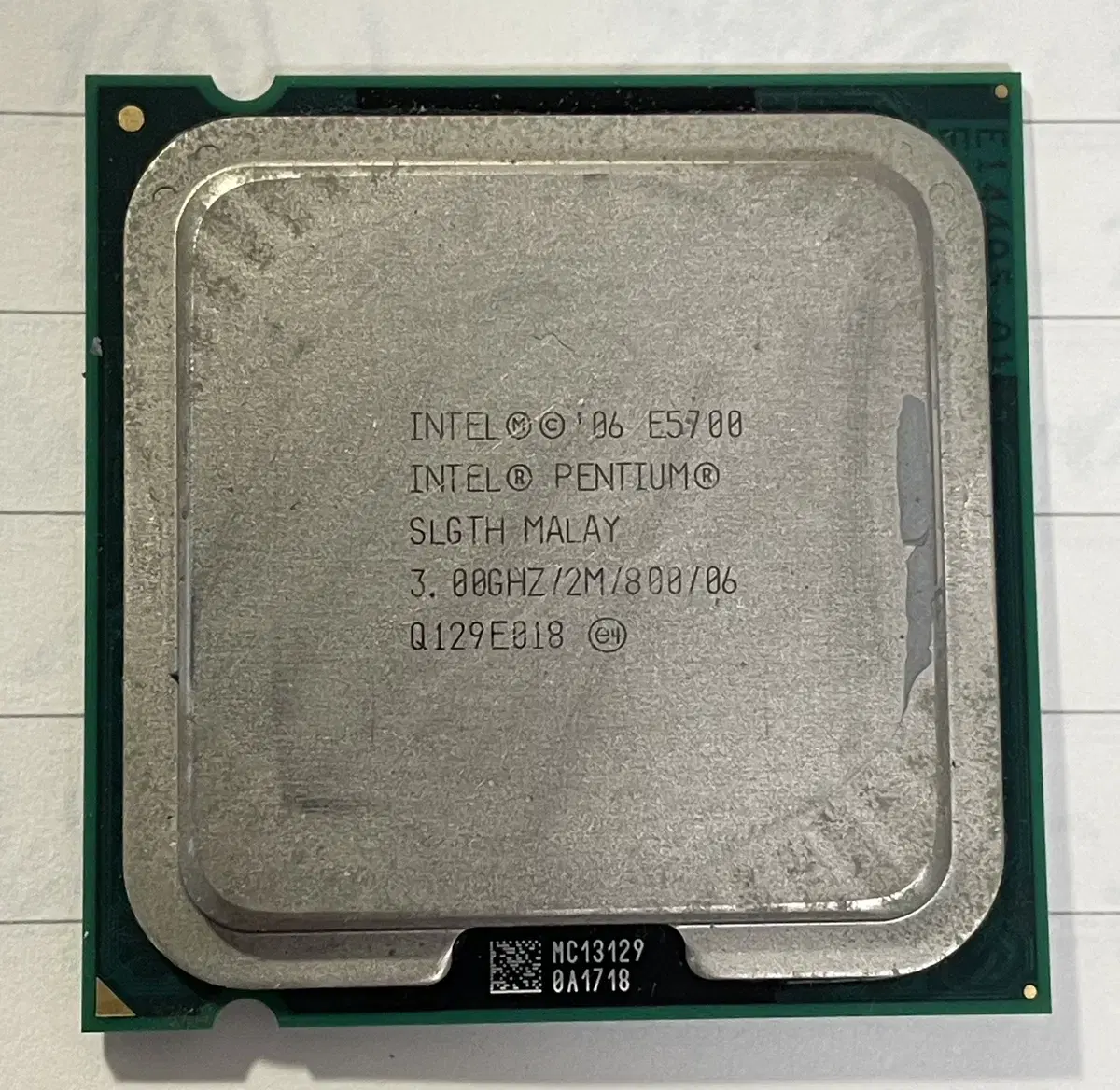 intel pentium e5700