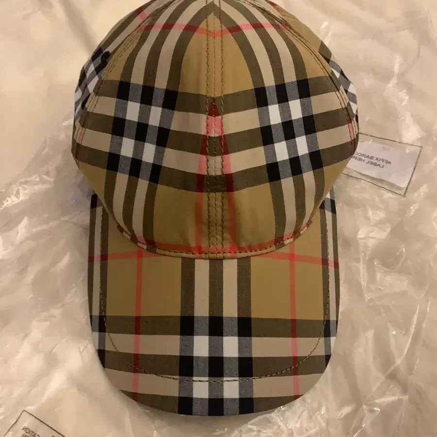 [S/M] Burberry 빈티지 체크 볼캡 모자