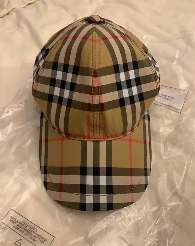 [S/M] Burberry 빈티지 체크 볼캡 모자