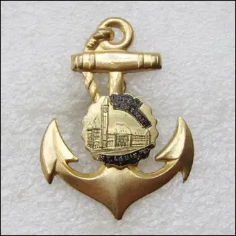 Union Station Anchor Pin Badge, St. Louis, USA