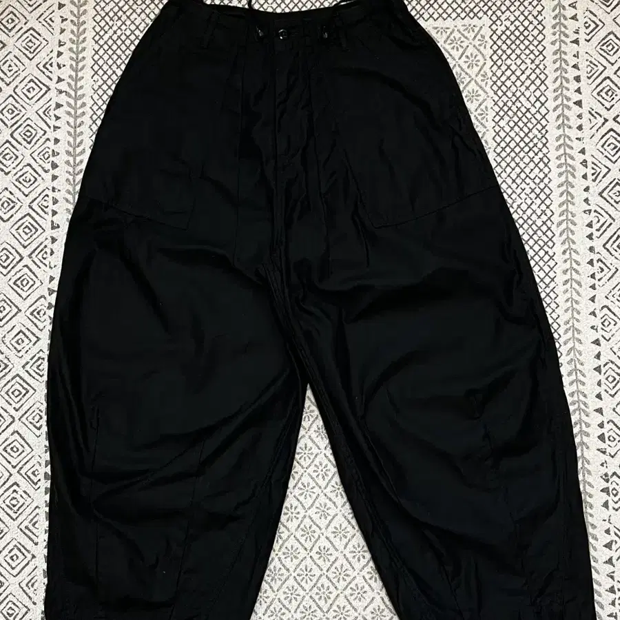 Needles H.D. Pant Fatigue Black