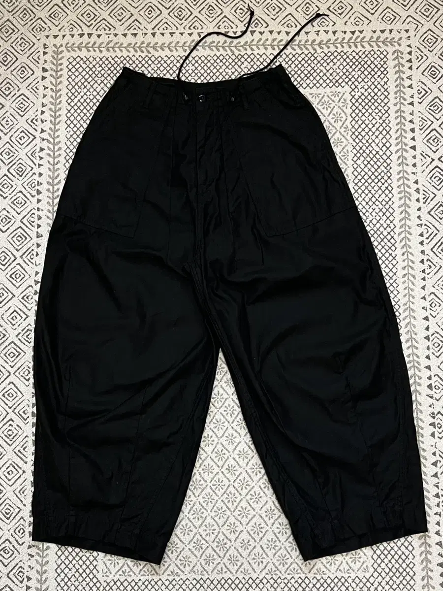 Needles H.D. Pant Fatigue Black