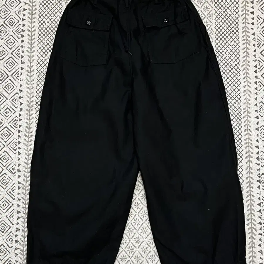 Needles H.D. Pant Fatigue Black