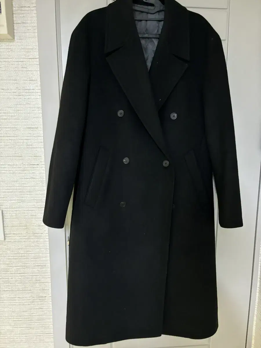 Kinlock Cashmere Men's Long Coat in Black