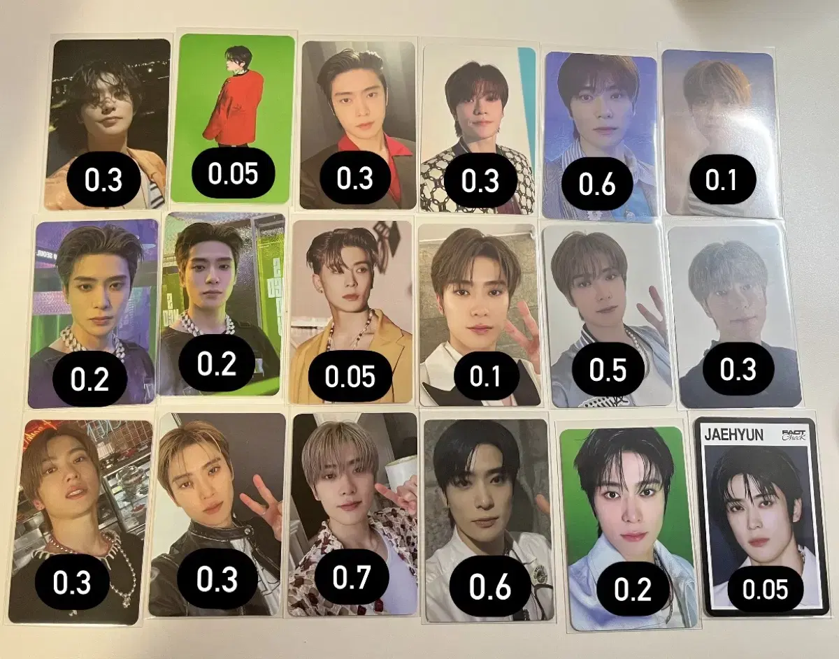 NCT 127 jaehyun photocard wts Bulk Transfer bulk full set Alpo Unreleased Photocard