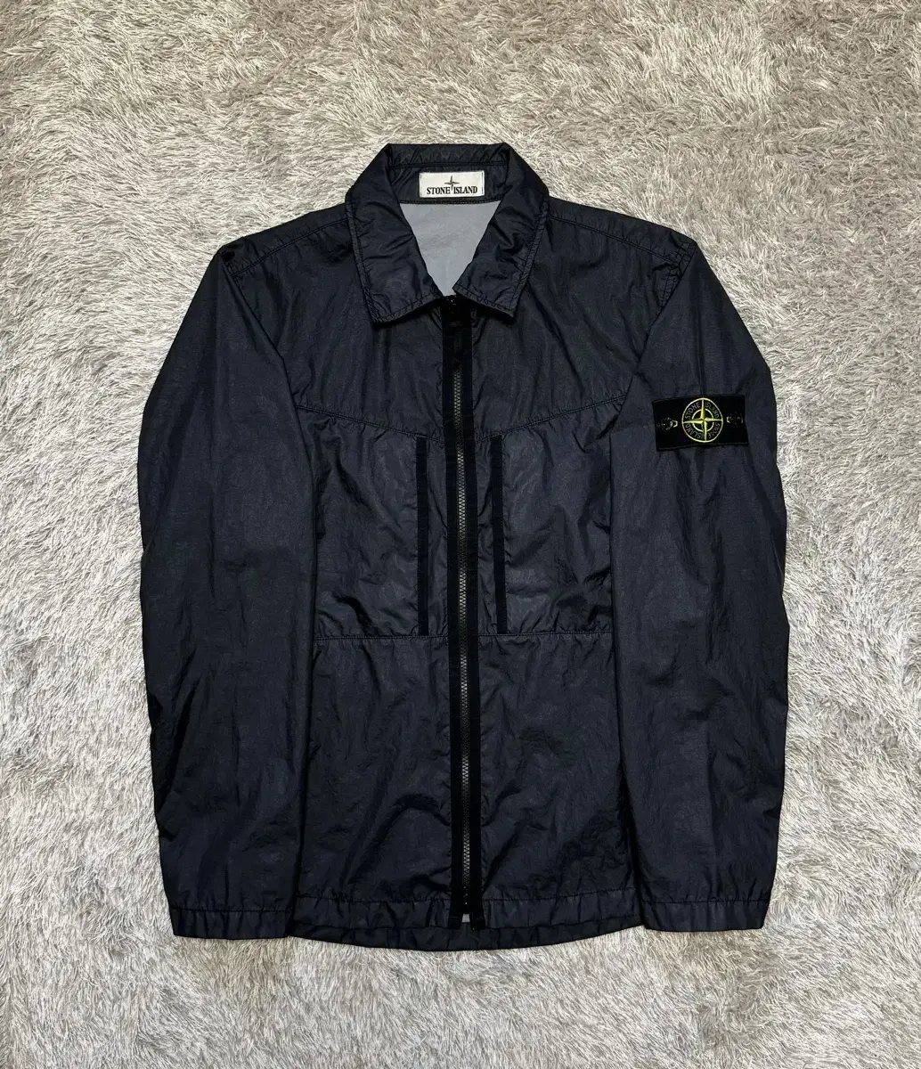 [ M ] Stone Island Membrana TC Windbreaker Jacket 21ss Navy