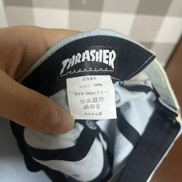 THRASHER 빈티지 캡