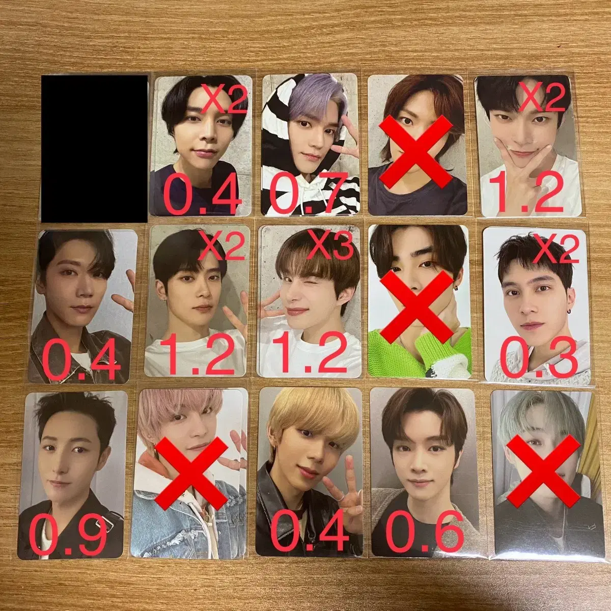 NCT San Rio pop up tc photocard WTS