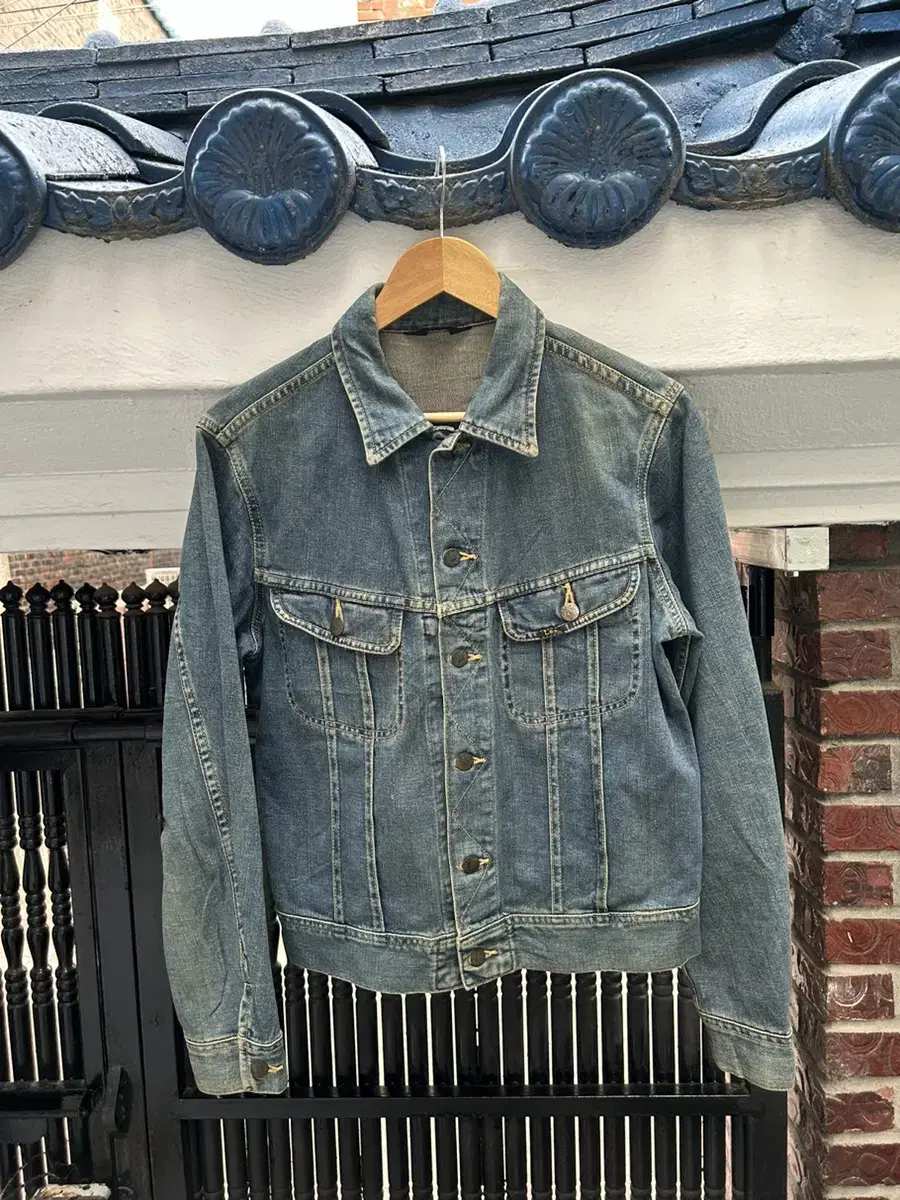 90s LEE Vintage Union Made Cotton Denim Trucker Jacket