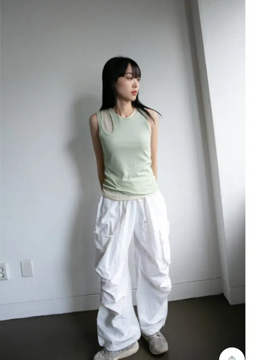 (최종가격)오무수히 layered sleeveless top 레이어드