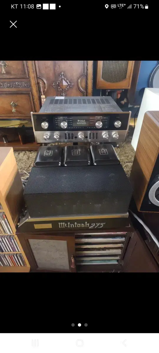 McIntosh(매킨토시) C22 프리앰프+MC275 진공관 파워