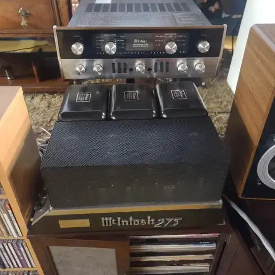 McIntosh(매킨토시) C22 프리앰프+MC275 진공관 파워