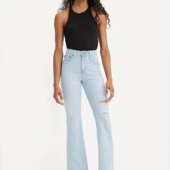 Levis High rise 726 flare pants