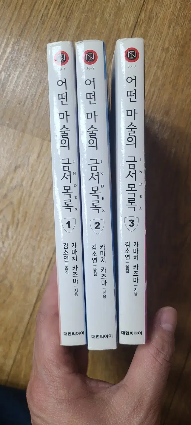 어떤 마술의 금서목록 1~3권