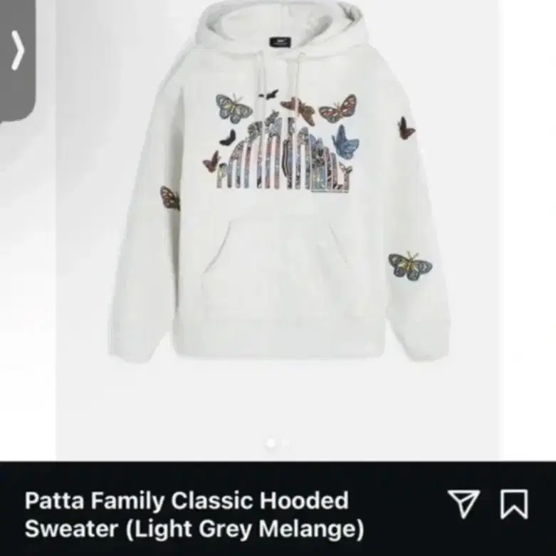 24ss patta (파타) 자수 후드 (네덜란드 직구 새상품) 오늘만