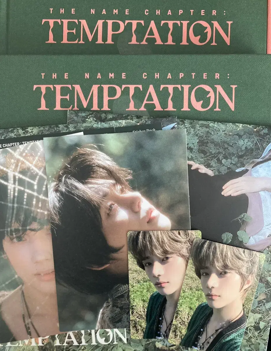 Tuvatu txt temptation unsealed album wts photocard incl. enulable)