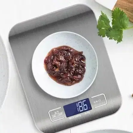 주방 전자저울 1g~10kg / 배터리 내장형 충전해서 사용가능