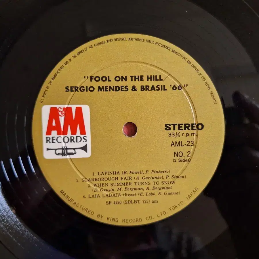 수입반/Sergio Mendes & Brasil '66 LP