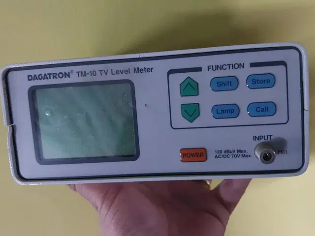 Dagatron SM-10 SAT Level Meter 휴대용 위성 신호