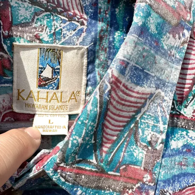 [105] KAHALA 아노락 하와이안 셔츠 USA made