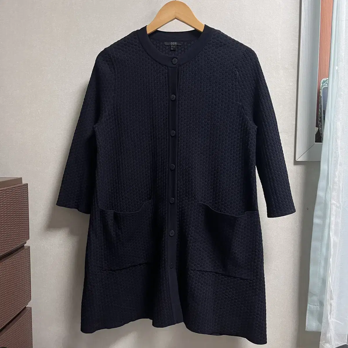 [s] course knit cardigan onepiece