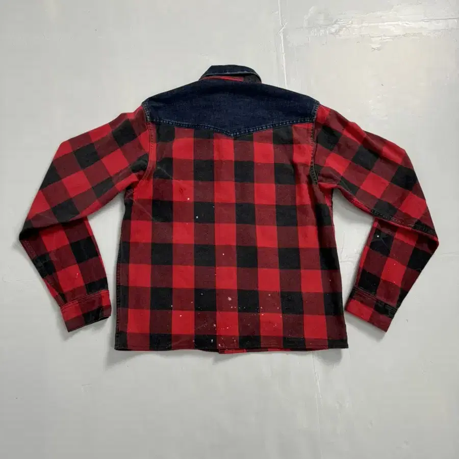 prps heavy flannel check western shirt