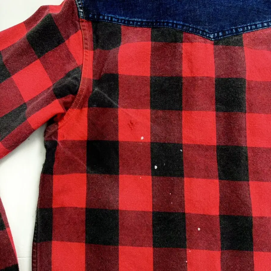 prps heavy flannel check western shirt