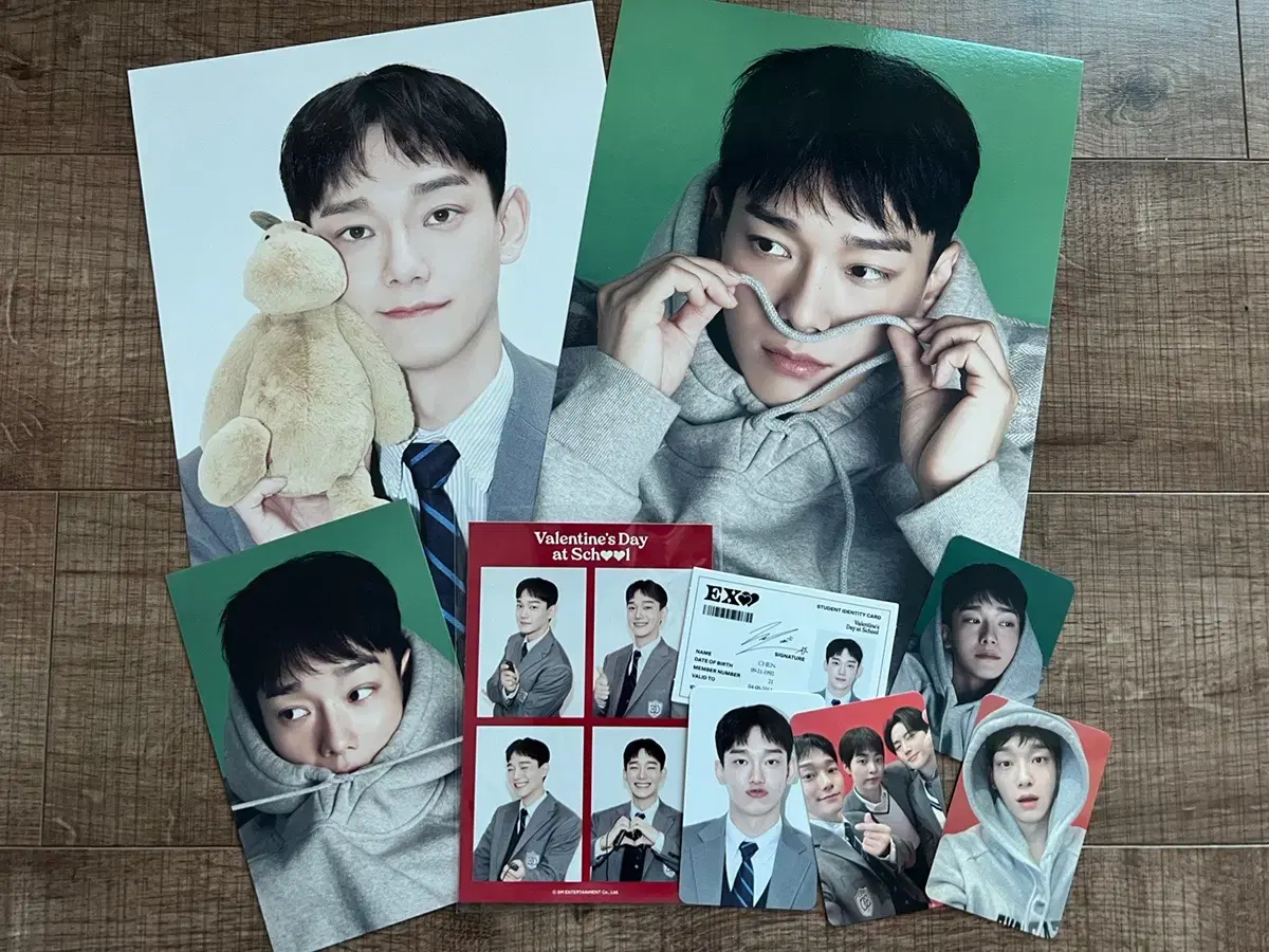 EXO chen EXO CHEN Cream Soda Photo Card photocard Season's Greetings in Bulk