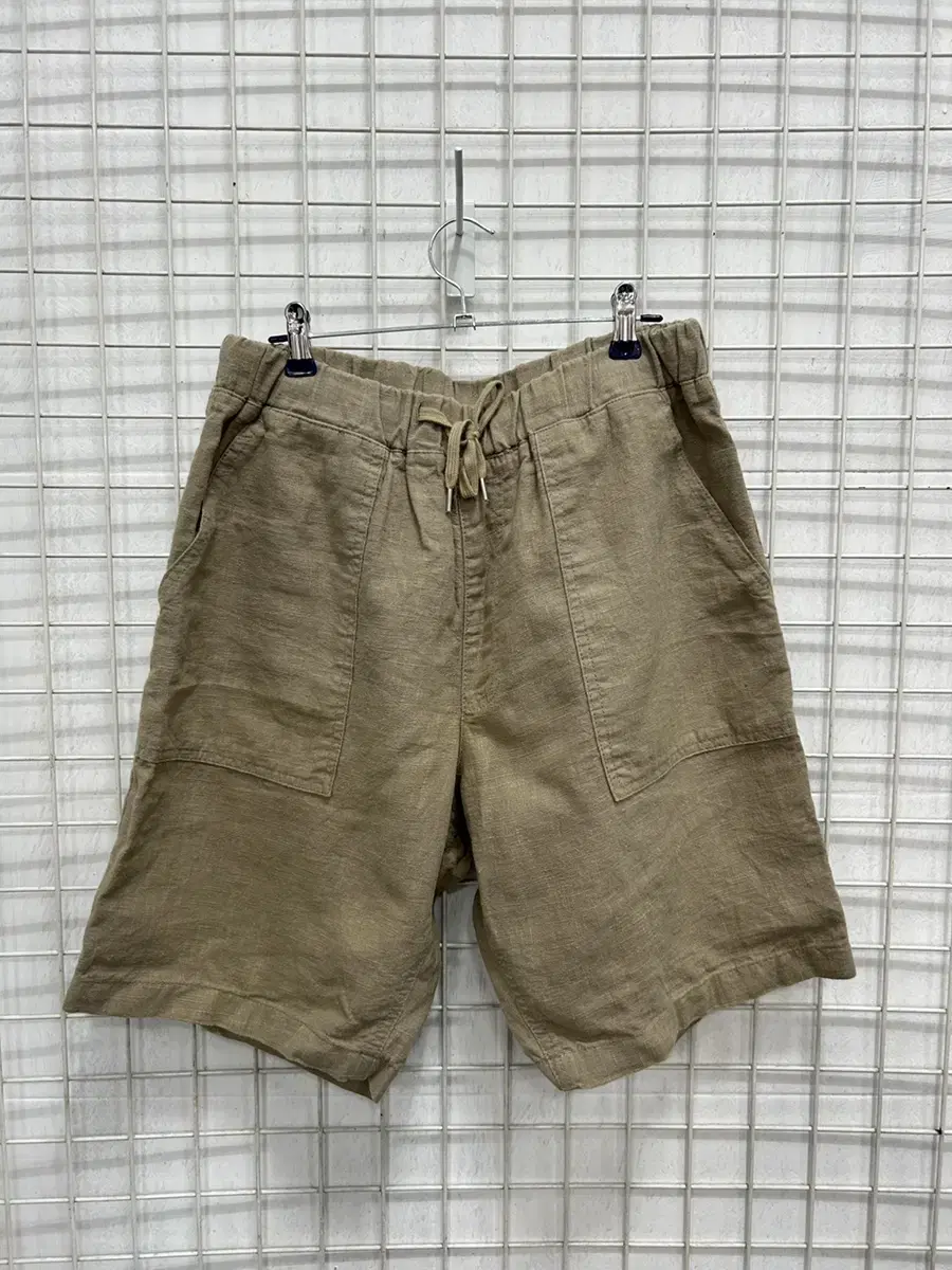 [Uniform Bridge] Men's Linen Banding Short Pants XL