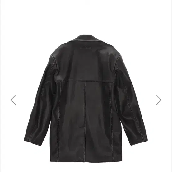 마뗑킴 washed leather single jacket 블랙