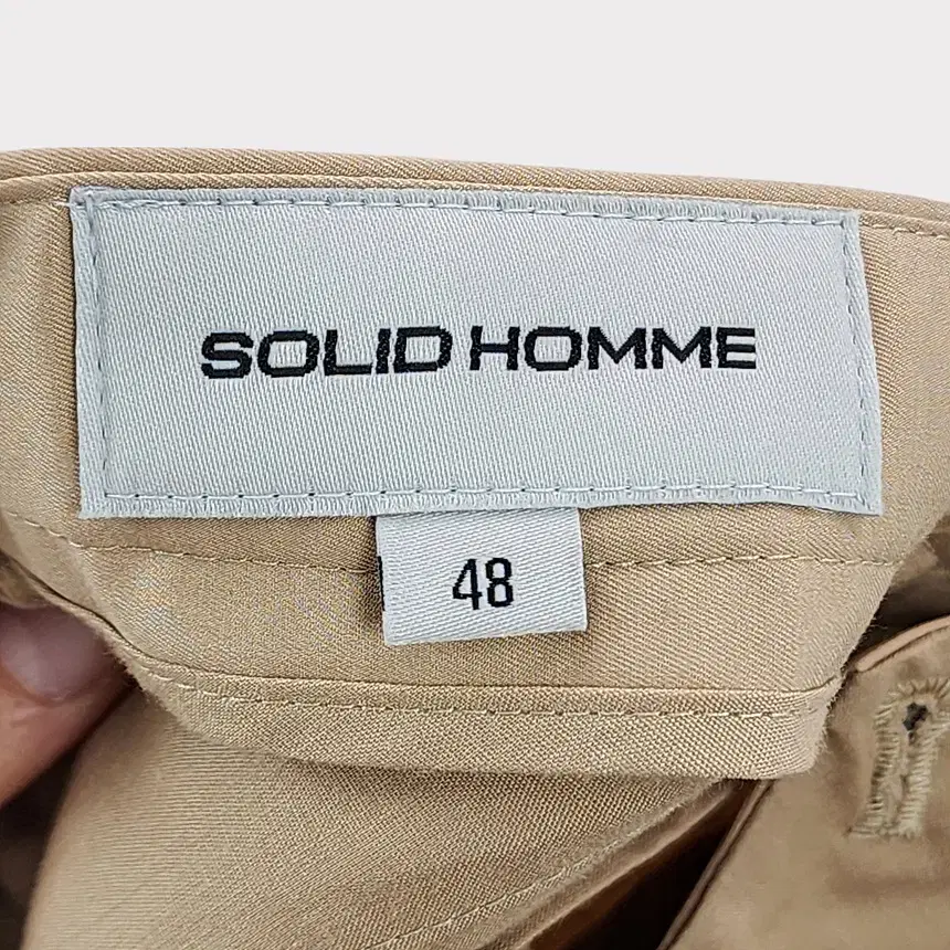 [48] SOLID HOMME 솔리드옴므 코튼 슬랙스