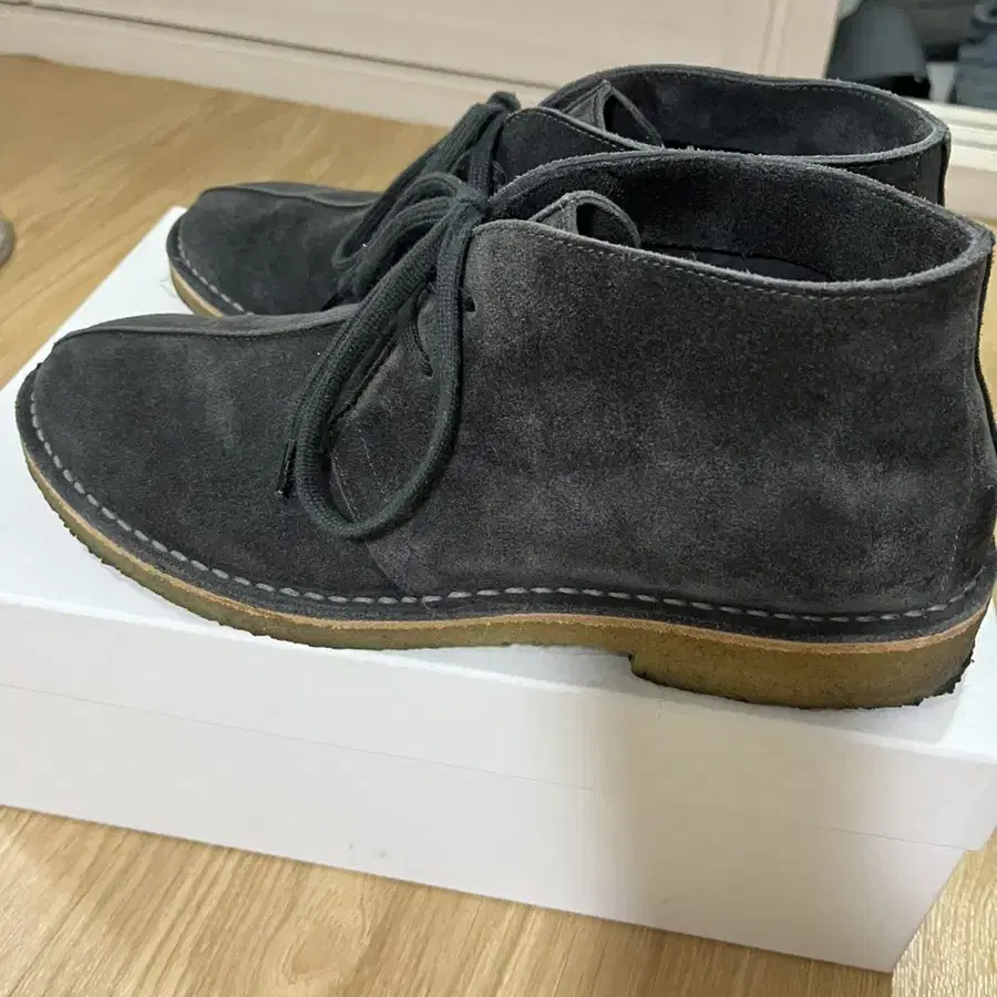 grds blucher 11 suede pale gray 260