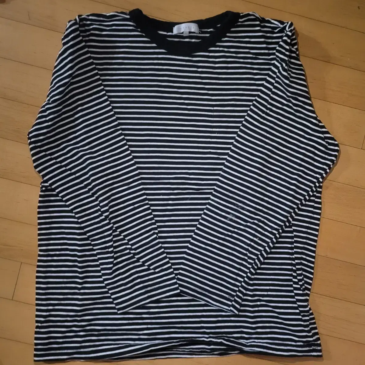 Bastik Stripe Pocket Long Sleeve Long Sleeve Tee