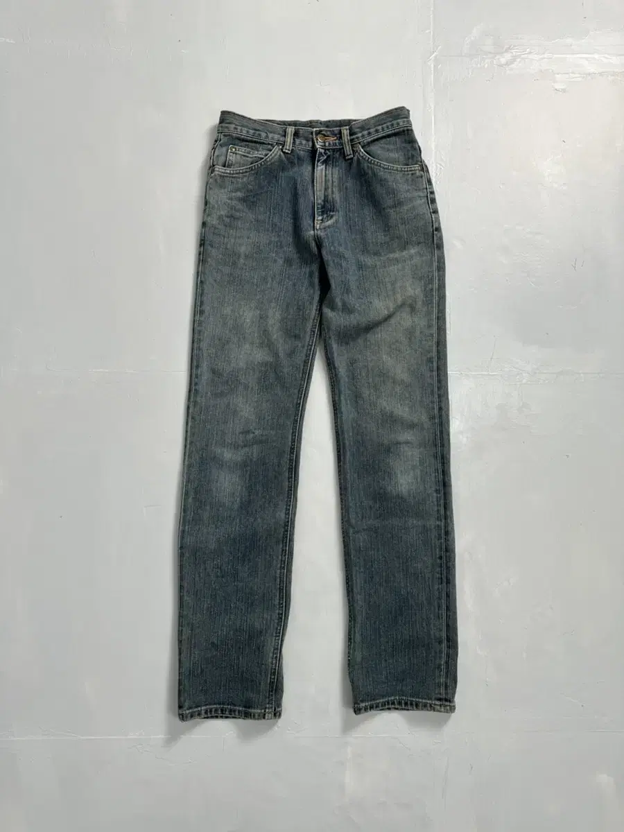 vintage lee riders gray blue straight