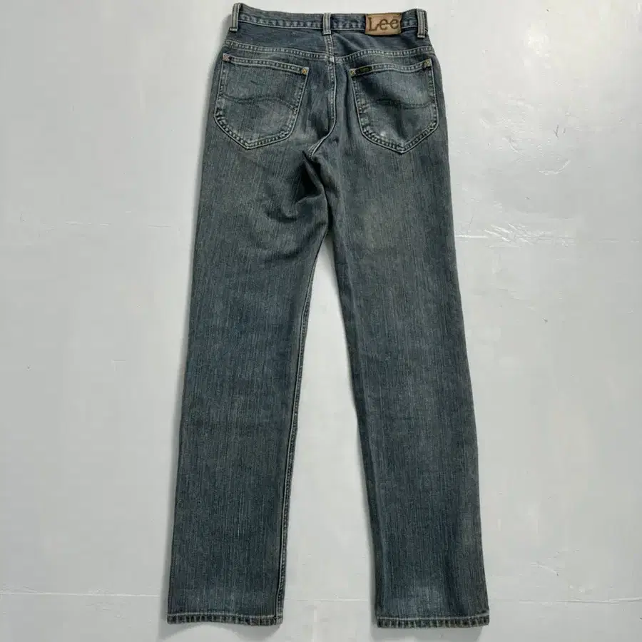 vintage lee riders grey blue straight